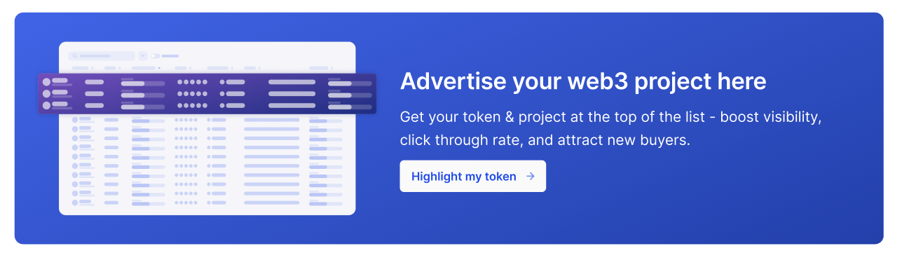 Web3 token marketing and ads