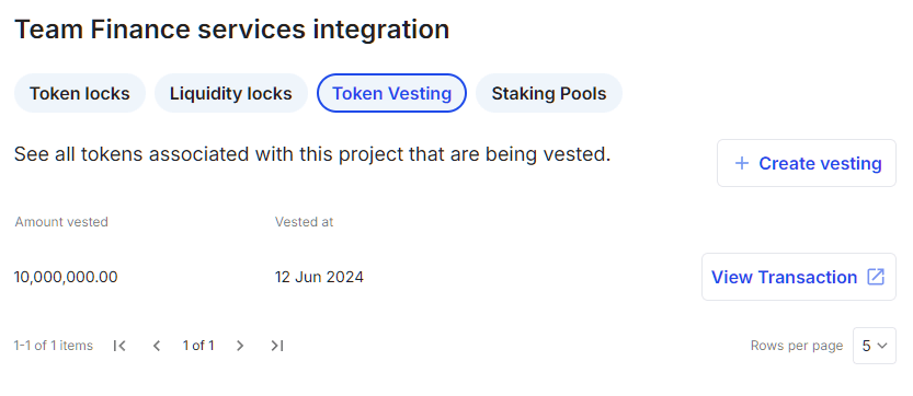 Token Vesting Tools for Coins