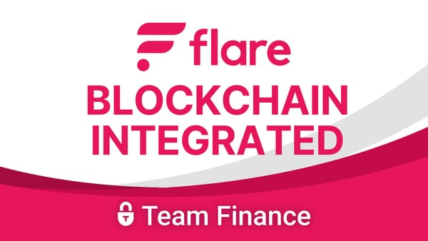 Flare token services now added to Team.finance